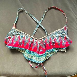 Lucky brand swimsuit bikini top size medium